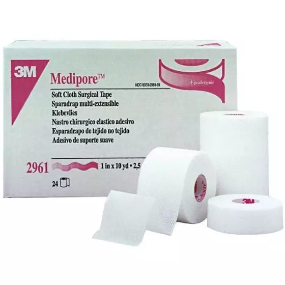 Sparadrap multi-extensible non tissé hypoallergénique 3M Medipore H