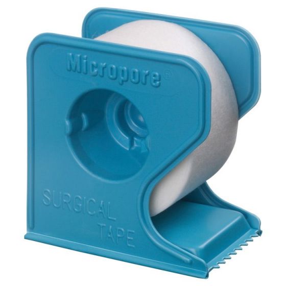 1 Boîte de sparadraps 3M Micropore - Avec dévidoir bleu