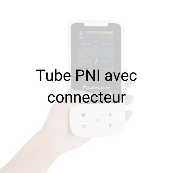 Tube PNI PVC 1.5m avec connecteur pour moniteur Vitalimate Mini