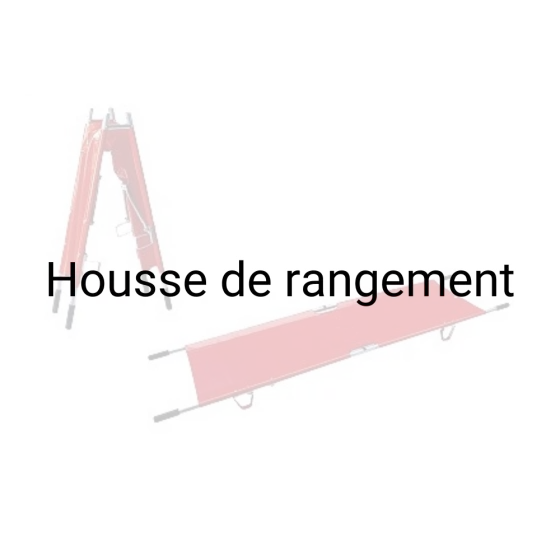 Housse de rangement pour brancard Esculape BP2L