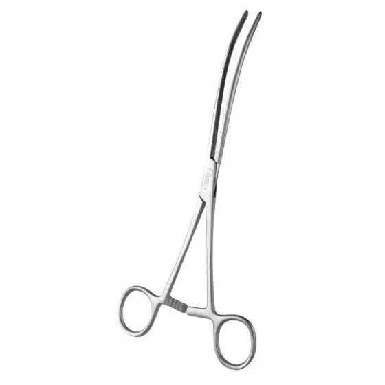 Pince clamp Doyen, intestinal, courbe, 18 cm