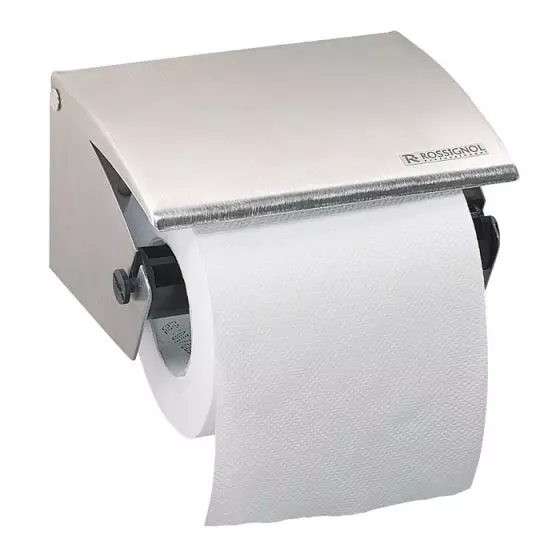 Distributeur de papier toilette STELLA gris metal 9006 Rossignol
