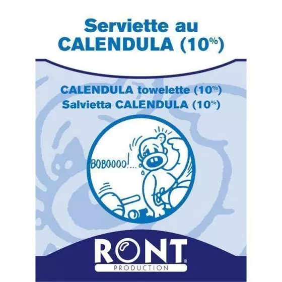 Serviettes au calendula 10% Ront Boîte de 100