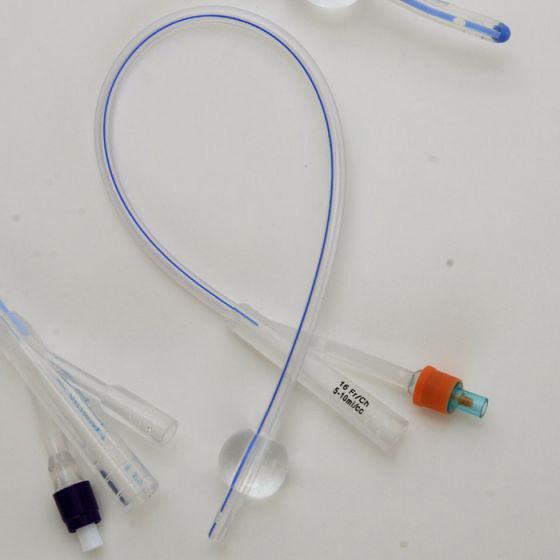 Sondes urinaires de Foley droite CH 20 silicone Boîte de 10