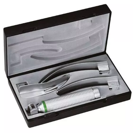 Coffret Laryngoscope Riester Ri-Integral, lames courbes Mac Intosh 2,3,4 F.O