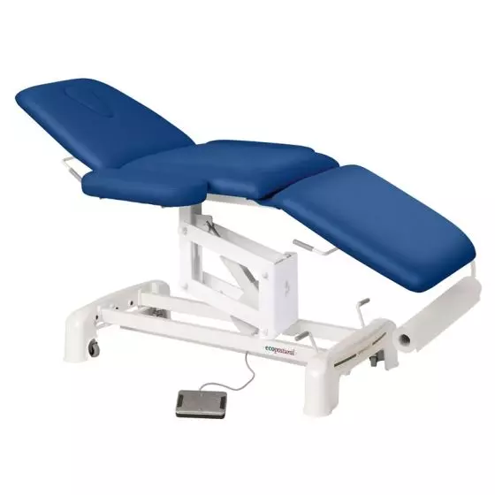 Table de massage électrique 3 plans avec accoudoirs Ecopostural C3516