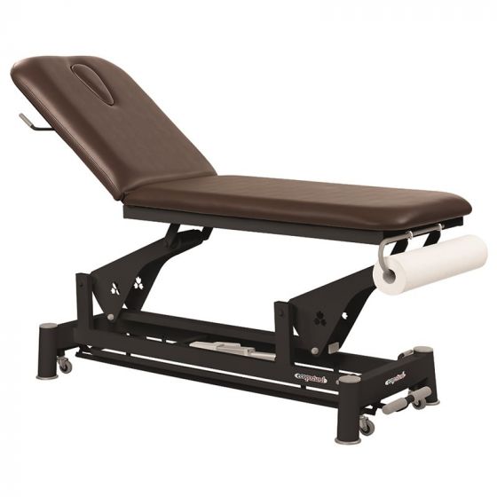 Table de massage électrique 2 plans châssis noir Ecopostural C5633