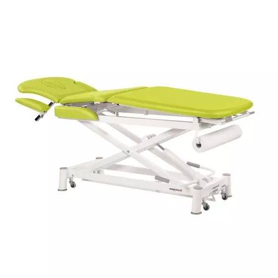 Table de massage hydraulique multi-fonction 3 plans avec accoudoirs Ecopostural C7731