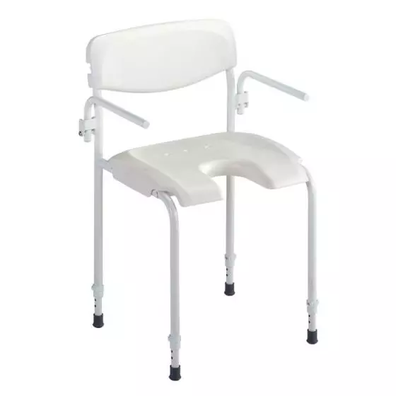 Chaise de douche Alizé avec accoudoirs Invacare