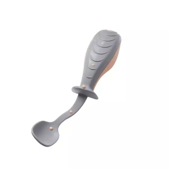 Cuillère ergonomique souple souple orange Holtex