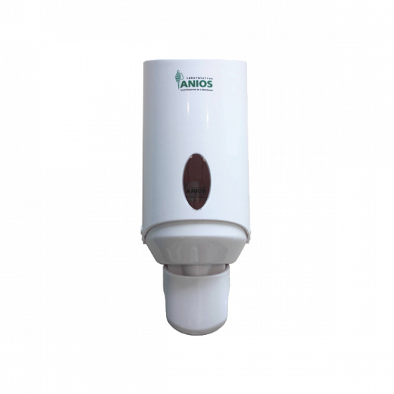 Distributeur mural pour flacon 1L airless Manugel et savon Anios