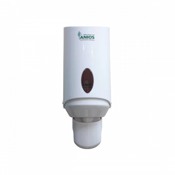 Distributeur mural pour flacon 1L airless Manugel et savon Anios