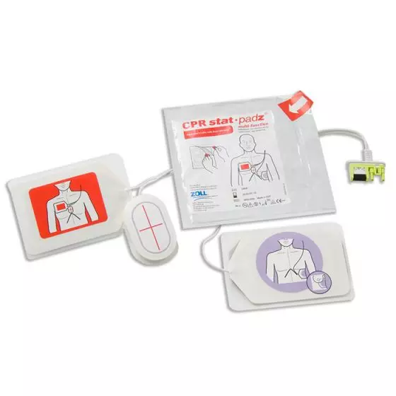 Electrodes CPR stat padz Adulte pour défibrillateurs Zoll