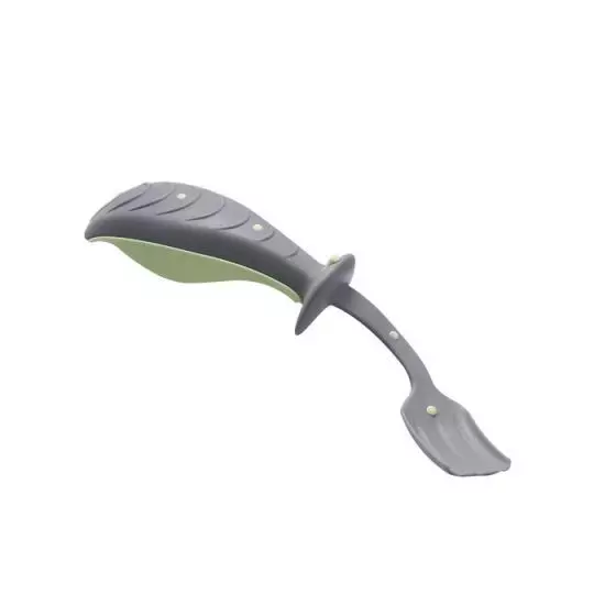 Fourchette ergonomique souple jaune Holtex