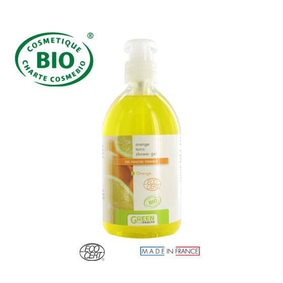 Gel Douche Tonique Bio Orange 500 ml Green For Health