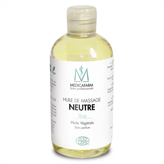 Huile de massage neutre végétale Medicafarm 250 ml