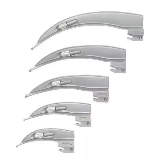 Lames courbes Mac Intosh et Miller pour Laryngoscope Riester Ri-Standard