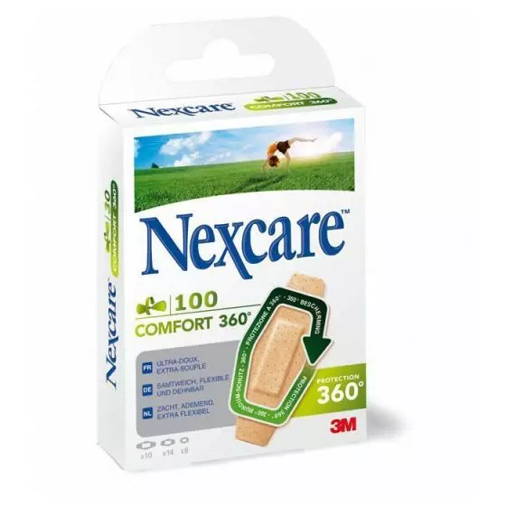 Pansements 3M Nexcare Comfort boîte de 100