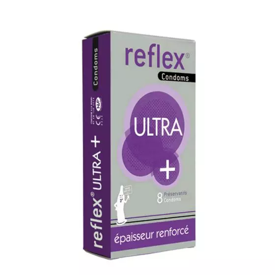 Préservatifs Reflex Ultra+ Boite de 8