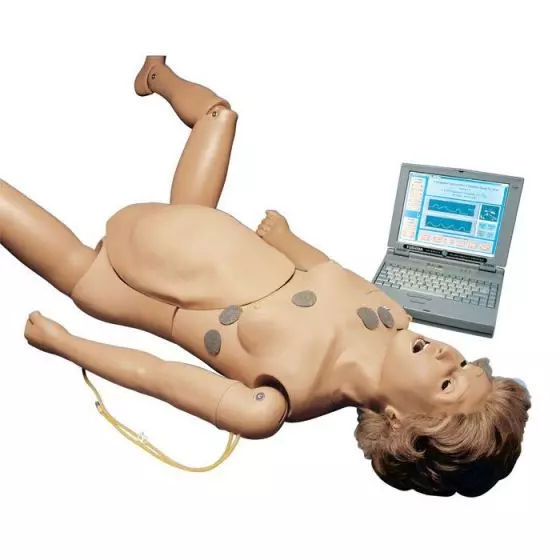 Simulateur d'accouchement interactif avec ordinateur W45114