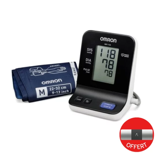 Tensiomètre électronique au bras Omron HBP 1120 (manuel/auto)