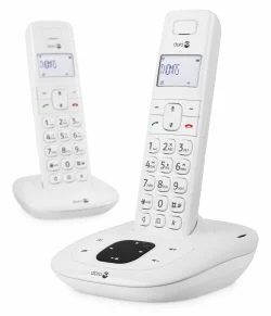 Doro Téléphone sans fil DECT Comfort 1015 duo, Noir