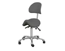 Tabouret médical selle de cheval Naggura' avec dossier