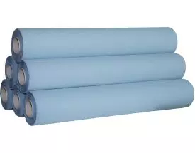 Draps d'examen épais ouate plastifiée gaufrée M'ROLL (6 rouleaux)