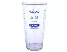 Bocal réutilisable pour poche de collecte jetable 2L Flovac