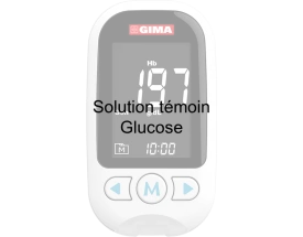Solution témoin pour lecteur Multiparamètre GimaCare - Glucose