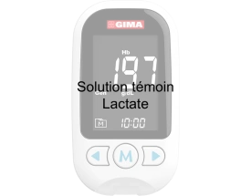 Solution témoin pour lecteur Multiparamètre GimaCare - Lactate