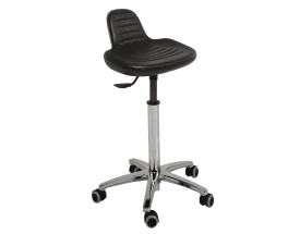 Tabouret médical siège integral Ecopostural S5608 base alu et assise haute