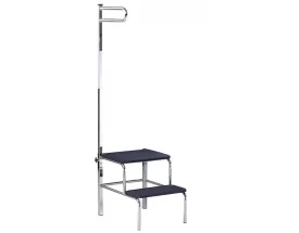 Marchepied phlébologie avec rampe ajustable (2 marches) Carina 59