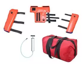 Jeu de 3 attelles à dépression (avec sac)