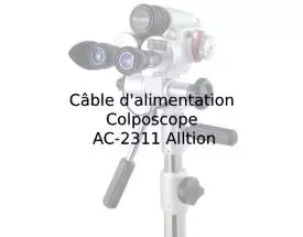 Câble d'alimentation Colposcope AC-2311 Alltion