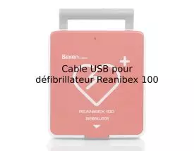 Cable USB pour défibrillateur Reanibex 100