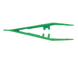 Pince anatomique stérile à usage unique avec griffes - 13 cm (boite de 100)