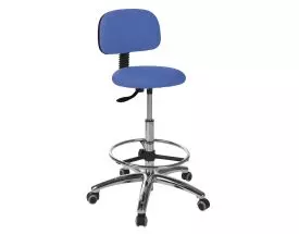Tabouret circulaire base aluminium Ecopostural S5609