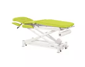 Table de massage électrique multi-fonction 3 plans avec barres péripheriques et accoudoirs Ecopostural C7531