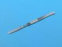 Bistouri Fixe, manche plat, 17 cm, lame concave de 50 mm
