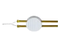 Pointe allongée interchangeable Bovie stérile (lot de 10)