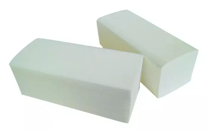 Papier essuie-mains pliage V Global Hygiène Ecolabel - 25 x 21 cm