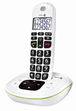 Téléphone fixe sans fil Doro PhoneEasy 115, blanc