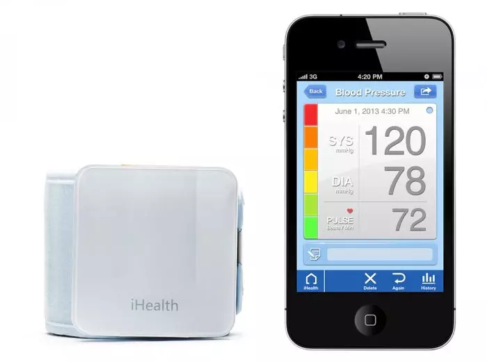 Tensiomètre poignet sans fil BP7 iHealth pour iphone / ipad / android