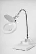 Lampe Loupe avec fixation type serre-joint, Blanche