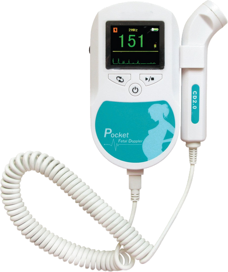 Doppler fœtal et vasculaire de poche Sonoline C (avec sonde 2, 3 ou 8 Mhz)