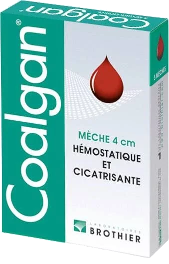 Mèche hémostatique stérile Coalgan (boite de 5)