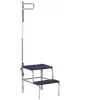 Marchepied phlébologie avec rampe ajustable (2 marches) Carina 59