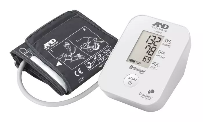 Tensiomètre au bras connecté avec Bluetooth A&D UA 651 BLE