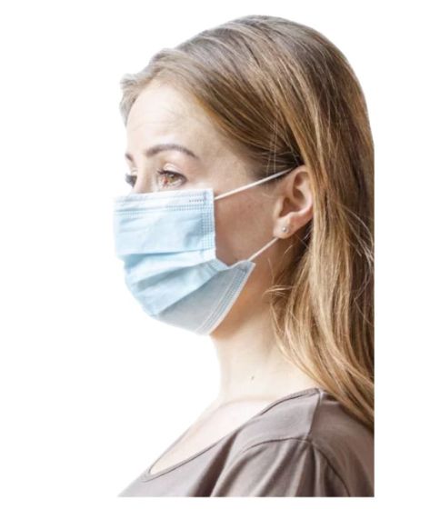 10 Masques FFP3 Bleu Certifiés CE - Filtration ≥99%, Fabriqués En Italie
